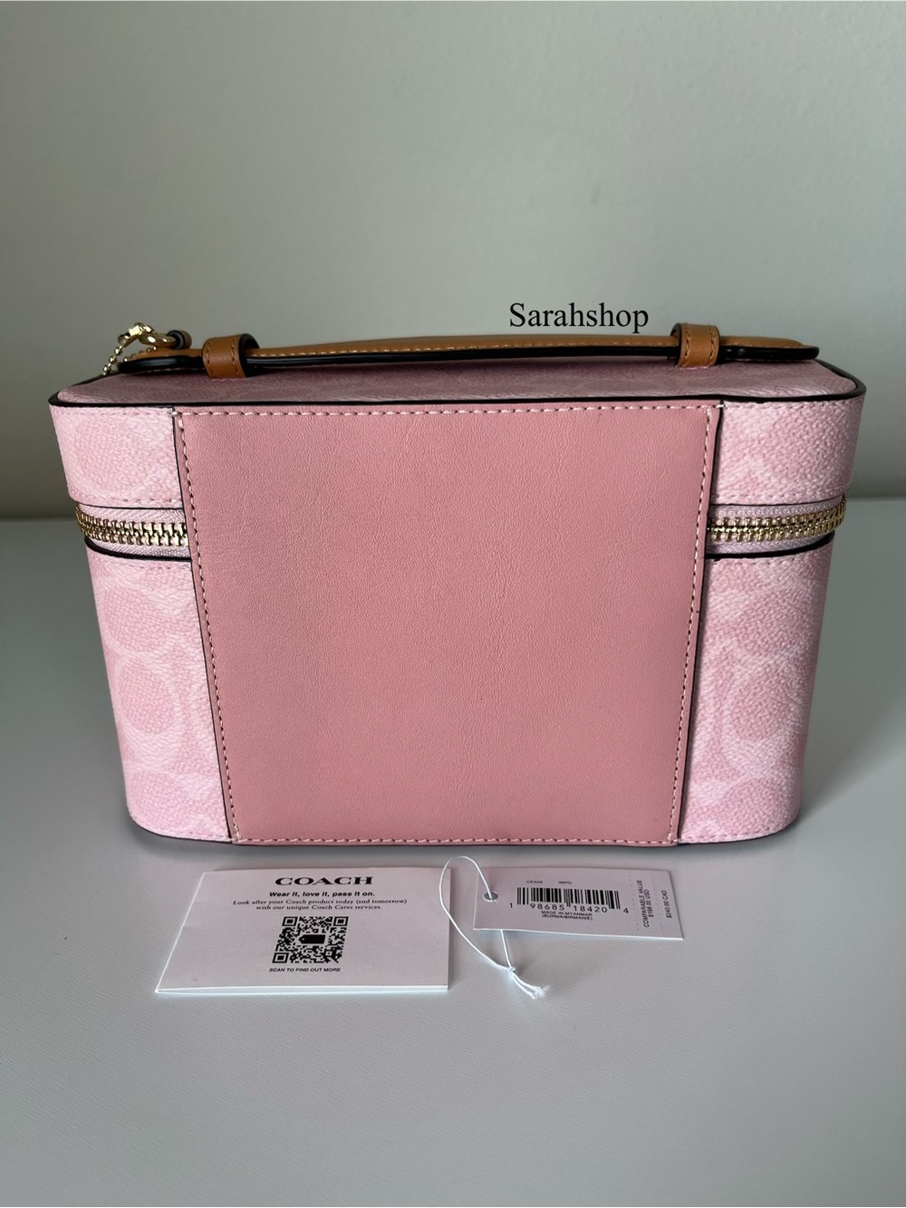 ✅Coach Cosmetic Case In Signature Canvas - Picture 3 of 10